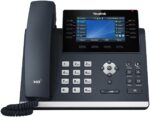 Yealink T46U IP Phone, 16 VoIP Accounts. 4.3-Inch Color Display. Dual USB 2.0, Dual-Port Gigabit Ethernet, 802.3af PoE, Power Adapter Not Included (SIP-T46U)