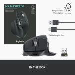Logitech MX Master 3S Wireless Mouse Standard Edition with Logi Bolt USB Receiver, Ultra-fast Scrolling - Image 2