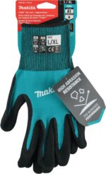 Makita Unisex FitknitÂ T 04123 FitKnit Cut Level 1 Nitrile Coated Dipped Gloves Large X Large - Image 2