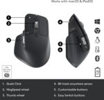 Logitech MX Master 3S Wireless Mouse Standard Edition with Logi Bolt USB Receiver, Ultra-fast Scrolling - Image 3