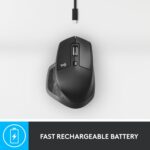 Logitech MX Master 2S Bluetooth Edition Wireless Mouse, Multi-Surface, Hyper-Fast Scrolling - Image 3