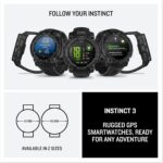 Garmin Instinct® 3 45mm, AMOLED Display, Rugged Outdoor GPS Smartwatch - Image 3