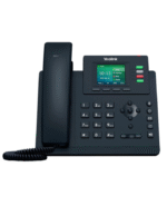 Yealink T33G IP Phone, 4 VoIP Accounts. 2.4-Inch Color Display. Dual-Port Gigabit Ethernet, 802.3af PoE, Power Adapter Not Included (SIP-T33G)